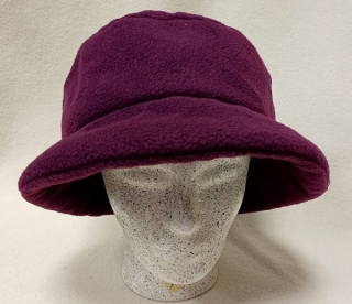 klobouk dámský fleece vínový 61103.77