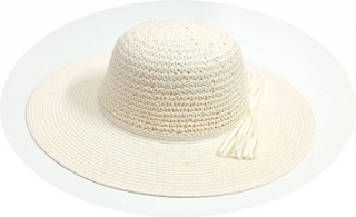 klobouk dámský, letní, slaměný, přírodní, béžový 40113.3