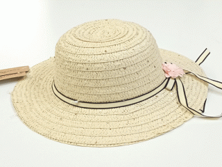klobouk dívčí letní béžový 10250.4