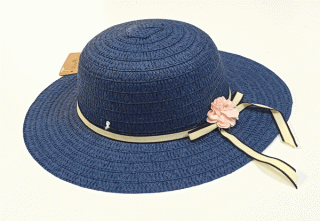 klobouk dívčí letní modrý 10250.20