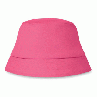 klobouk bavlněný plátěný růžová pink  81302.32
