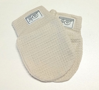 rukavice kojenecké bavlněné béžové 0210.4