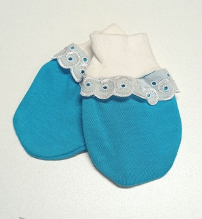 rukavice kojenecké bavlněné béžové 0210.9a