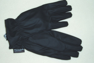 rukavice dámské černé umělá kuže R302