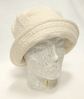 klobouk letní dámský plátěný béžový 61024.4