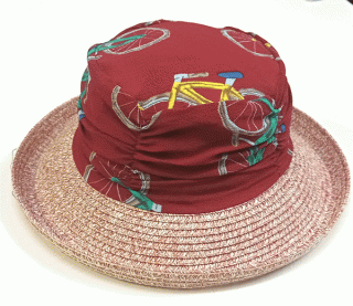 klobouk dámský červený  40139.2