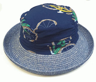 klobouk dámský modrý 40139.4