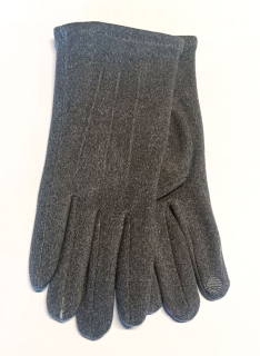 rukavice dámské vycházkové šedé prstové 43058.4