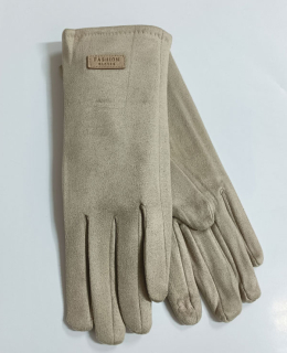 rukavice dámské vycházkové prstové béžová 43059.4