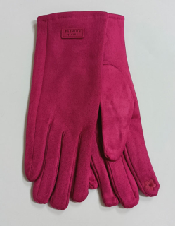 rukavice dámské vycházkové prstové pink 43059.32