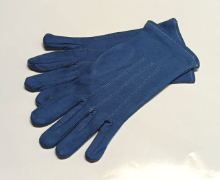 rukavice bavlněné vycházkové modré 48390.23