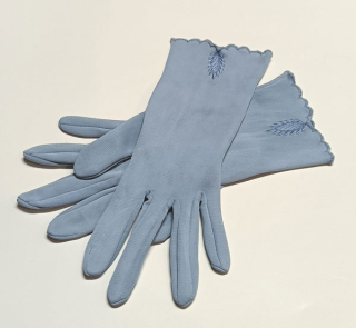 rukavice společenské, vycházkové, modré 48337.21