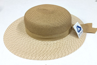klobouk dámský letní slaměný béžový 40135