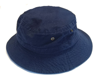 klobouk látkový pánský bavlněný modrý 81327.20