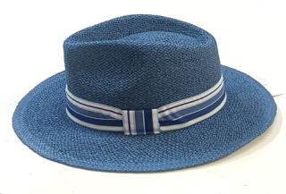 klobouk letní pánský modrý 75157