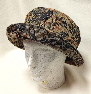 klobouk dámský vycházkový zimní béžovo černý 61123.1