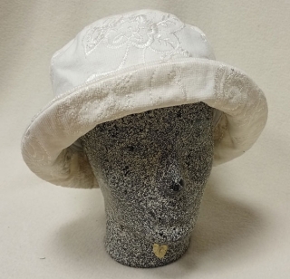 klobouk dámský vycházkový manchester bílý 61122