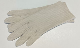 rukavice vycházkové bavlněné béžové  48410.6