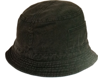 klobouk pánský plátěný černý 81318.4
