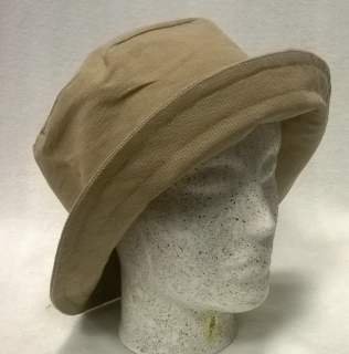 klobouk dámský plátěný béžový 61005.4